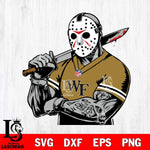Wake Forest Demon Deacons Jason Voorhees Horror 6 Svg Eps Dxf Png File, NCAA svg, Digital Download, Instant Download