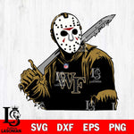Wake Forest Demon Deacons Jason Voorhees Horror 7 Svg Eps Dxf Png File, NCAA svg, Digital Download, Instant Download
