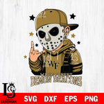 Wake Forest Demon Deacons Jason Voorhees Horror 9 Svg Eps Dxf Png File, NCAA svg, Digital Download, Instant Download