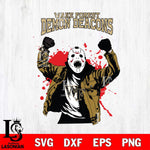 Wake Forest Demon Deacons Jason Voorhees Horror Halloween 3 Svg Eps Dxf Png File, NCAA svg, Digital Download, Instant Download