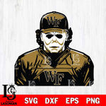 Wake Forest Demon Deacons Michael Myers Horror Halloween Svg Eps Dxf Png File, NCAA svg, Digital Download, Instant Download