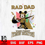 Wake Forest Demon Deacons Mickey Wearing Hoodie Rad Dad SVG DXF EPS PNG FILE, NCAA File Cut,Digital Download,Instant Download
