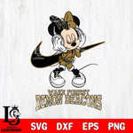 Wake Forest Demon Deacons Minnie Mouse Dancing NIKE, Svg Eps Dxf Png File, Digital Download