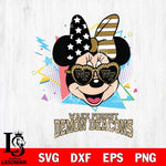 Wake Forest Demon Deacons Minnie Mouse Love Sport SVG DXF EPS PNG FILE, NCAA File Cut,Digital Download,Instant Download
