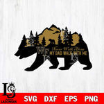 Wake Forest Demon Deacons My Dad Walk With Me Svg Eps Dxf Png File, Digital Download, Instant Download