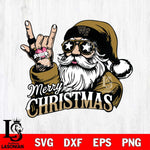 Wake Forest Demon Deacons Rock Santa Claus Football Svg dxf eps png pdf file,NCAA svg,Digital Download,Cricut file