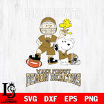 Wake Forest Demon Deacons Snoopy Dont mess with SVG DXF EPS PNG FILE,Snoopy File Cut, NCAA Digital Download,Instant Download,Christmas Silhouette