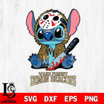 Wake Forest Demon Deacons Stitch Jason Voorhees Svg Eps Dxf Png File, NCAA svg, Digital Download, Instant Download