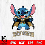 Wake Forest Demon Deacons Stitch Vampire halloween Svg Eps Dxf Png File, NCAA svg, Digital Download, Instant Download