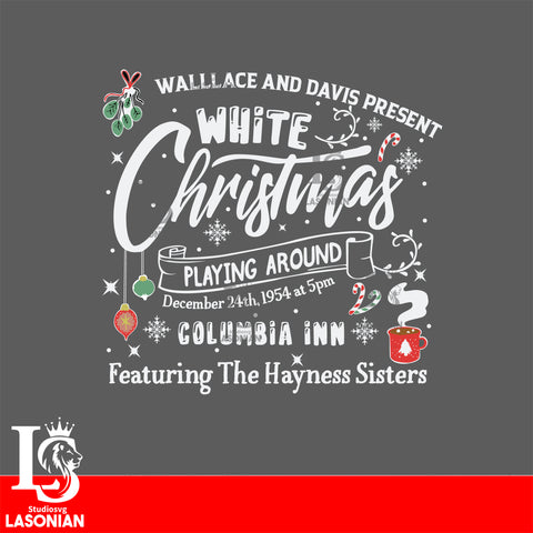 Wallace and Davis Present White Christmas Movie Svg Eps Dxf Png File,Christmas File Cut ,Digital Download ,Instant Download, Cricut File