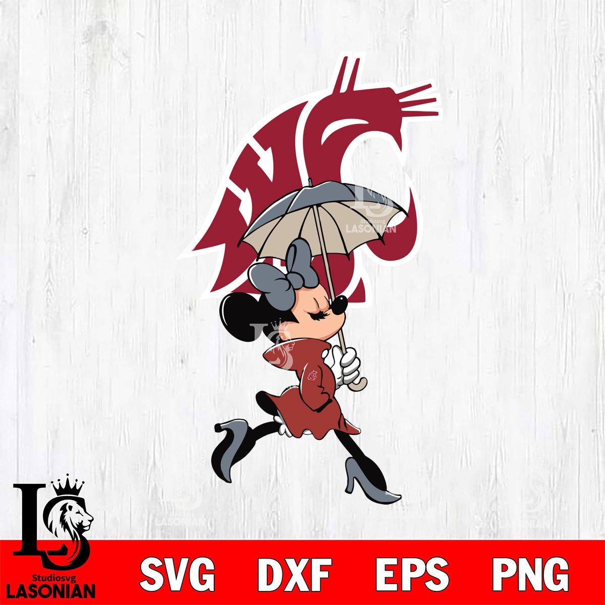 Washington State Cougars Fancy Minnie – lasoniansvg