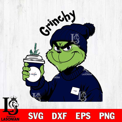 Washington Capitals Boujee Grinch 10 Svg Eps Dxf Png File, Digital Download, Instant Download