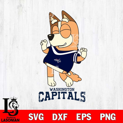 Washington Capitals Chilli Dance Sport Svg Eps Dxf Png File, Digital Download, Instant Download