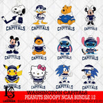 Washington Capitals Disney Hockey NHL Bundle 12 SVG DXF EPS PNG FILE,NHL Bundle File Cut,Disney Digital Download,Instant Download, Silhouette