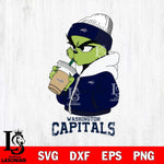 Washington Capitals Grinch Bougie Sport Svg Eps Dxf Png File, Digital Download, Instant Download