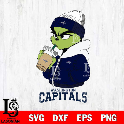Washington Capitals Grinch Bougie Sport Svg Eps Dxf Png File, Digital Download, Instant Download