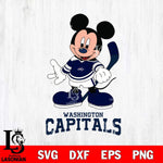 Washington Capitals Mickey NHL Hockey SVG DXF EPS PNG FILE,NHL File Cut,Disney Digital Download,Instant Download, Silhouette