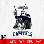 Washington Capitals NHL Jason Voorhees Halloween SVG Svg Eps Dxf Png File, Digital Download, Instant Download