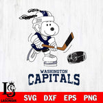 Washington Capitals Snoopy Hockey Svg Eps Dxf Png File, Digital Download , Instant Download, Svg Files