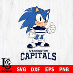 Washington Capitals Sonic like NHL Hockey SVG DXF EPS PNG FILE,NHL File Cut,Disney Digital Download,Instant Download, Silhouette