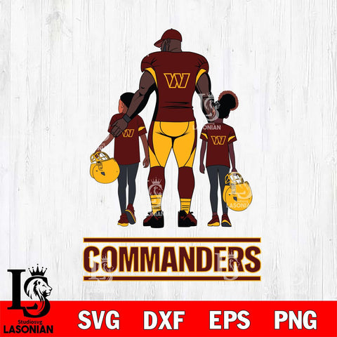 Washington Football Team 3 Father and son Rugby SVG DXF EPS PNG FILE,NFL SVG, Father day Digital Download,Instant Download, Silhouette