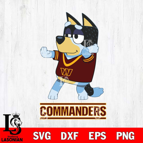 Washington Football Team Bluey Dad Dance Svg Eps Dxf Png File, Digital Download, Instant Download