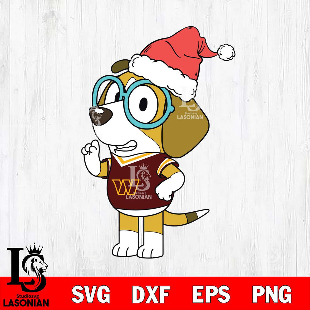 Washington Football Team Bluey Honey Christmas Lasoniansvg washington-football-team-bluey-honey-christmas-lasoniansvg