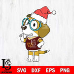 Washington Football Team Bluey Honey Christmas Svg Eps Dxf Png File, Digital Download, Instant Download