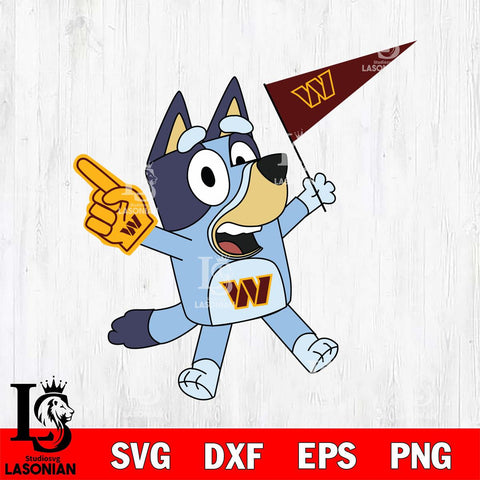 Washington Football Team Bluey flag NFL Svg Eps Dxf Png File, Digital Download, Instant Download