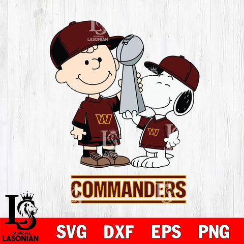 Washington Football Team Charlie Brown and Snoopy Champions Svg Eps Dxf Png File, NFL svg , Digital Download , Instant Download, Cricut File