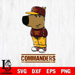 Washington Football Team Chill Guy Svg