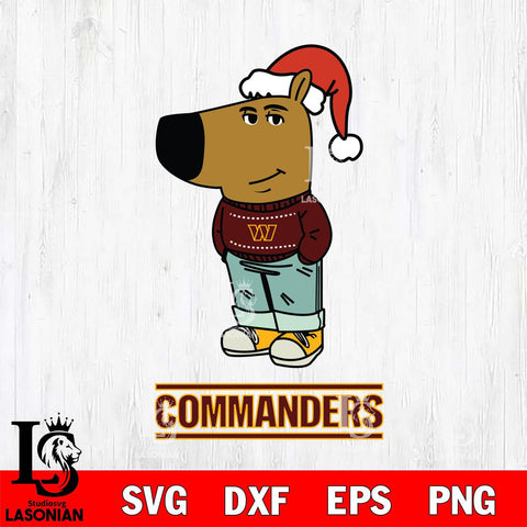 Washington Football Team Chill Guy Christmas Svg Eps Dxf Png File,NFL Svg Files,Christmas svg ,Digital Download ,Instant Download