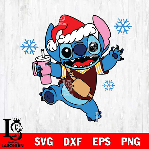 Washington Football Team Christmas Stitch With Tumbler Svg Eps Dxf Png File, Digital Download, Instant Download