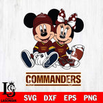 Washington Football Team Disney Mickey And Minnie Football Svg Eps Dxf Png File, NFL svg , Digital Download , Instant Download, Cricut File