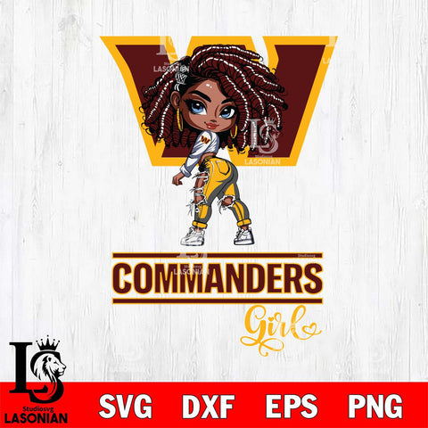 Washington Football Team Fan Girl Svg Eps Dxf Png File, Digital Download, Instant Download