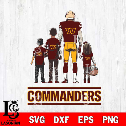 Washington Football Team Father Football SVG DXF EPS PNG FILE,NFL SVG, Father day Digital Download,Instant Download, Silhouette