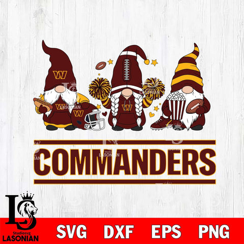Washington Football Team Gnome Fan File Cut, NFL SVG, Digital Download , CHRISTMAS Criucut , Silhouette