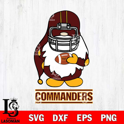 Washington Football Team Gnomes Christmas Svg Eps Dxf Png File, Digital Download, Instant Download