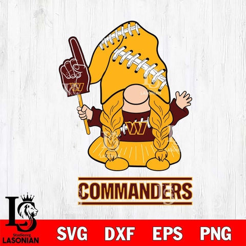 Washington Football Team Gnomes Fan Svg Eps Dxf Png File, Digital Download, Instant Download