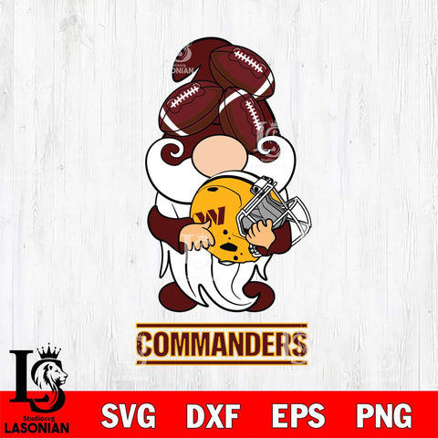 Washington Football Team Gnomes Helmet Svg Eps Dxf Png File, Digital Download, Instant Download