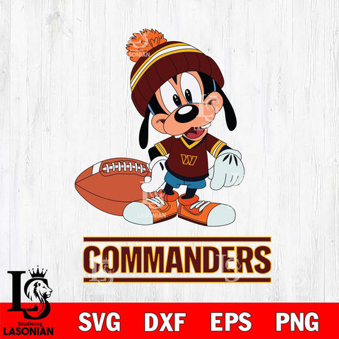 Washington Football Team Goofy Football SVG DXF EPS PNG FILE,NFL Cricut ,Football Digital Download,Instant Download, Silhouette