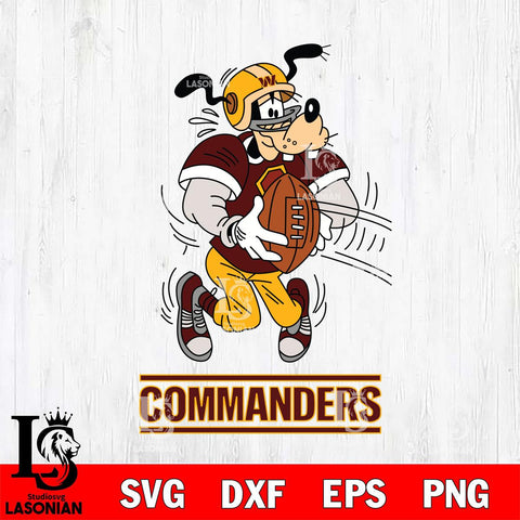 Washington Football Team Goofy Sport Football SVG DXF EPS PNG FILE,NFL Cricut ,Football Digital Download,Instant Download, Silhouette