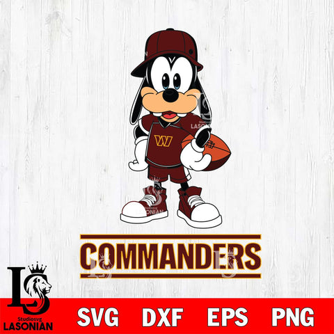 Washington Football Team Goofy rugby SVG DXF EPS PNG FILE,NFL Cricut ,Football Digital Download,Instant Download, Silhouette