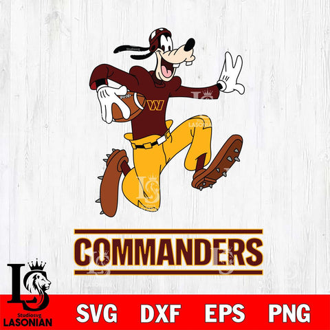 Washington Football Team Goofy rugby Sport SVG DXF EPS PNG FILE,NFL Cricut ,Football Digital Download,Instant Download, Silhouette