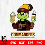 Washington Football Team Grinch 2 coffee Svg Eps Dxf Png File, Digital Download, Instant Download