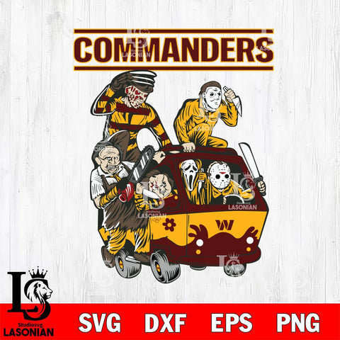 Washington Football Team Jason Voorhees Horror 10 Svg Eps Dxf Png File, NFL svg, Digital Download, Instant Download