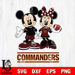 Washington Football Team Mickey Minnie Football Svg Eps Dxf Png File, NFL svg , Digital Download , Instant Download, Cricut File