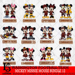Washington Football Team Mickey Minnie Mouse NFL Bundle 12 Svg Eps Dxf Png File, Bundle NFl svg , File Cut , Digital Download , Instant Download, Laser Cut Svg Files