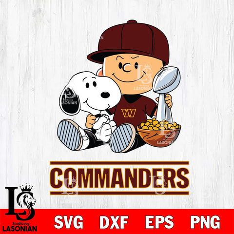 Washington Football Team Peanuts Snoopy Champion football SVG DXF EPS PNG FILE,Snoopy File Cut, Nfl Digital Download,Instant Download, Silhouette