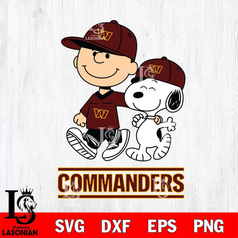 Washington Football Team Peanuts Snoopy Friends SVG DXF EPS PNG FILE,Snoopy File Cut, Nfl Digital Download,Instant Download, Silhouette